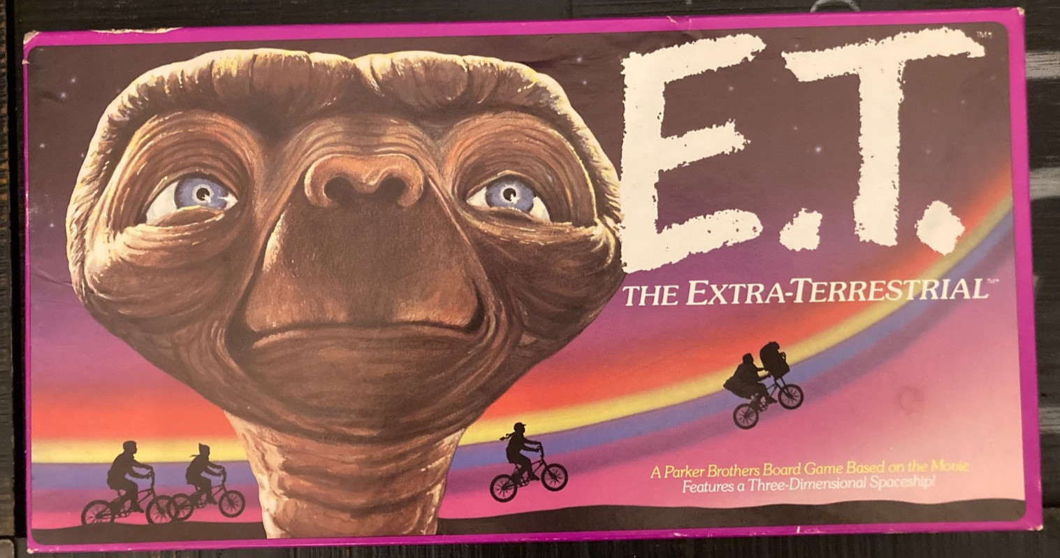 Vintage 1982 Parker Brothers E.T. The Extra-Terrestrial Board Game #157 COMPLETE