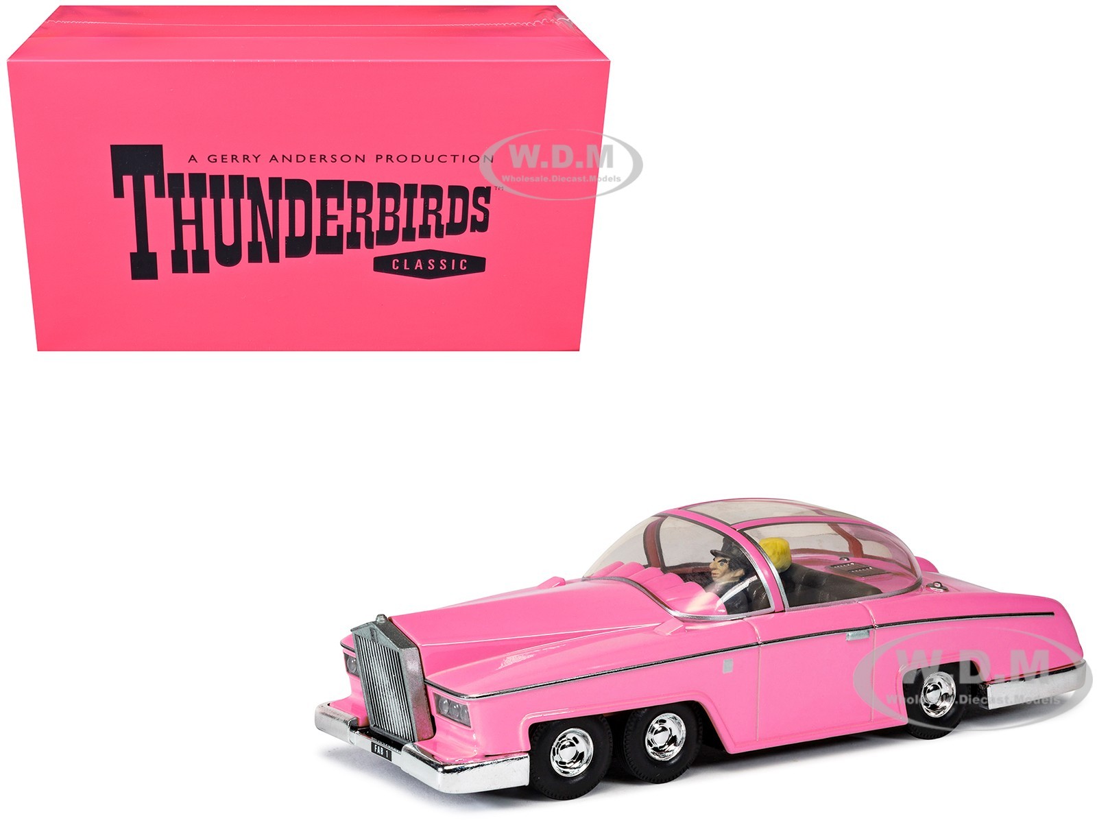 ROLLS ROYCE FAB 1 PINK W/FIGURES ROLLS ROYCE FAB 1 PINK W/FIGURES