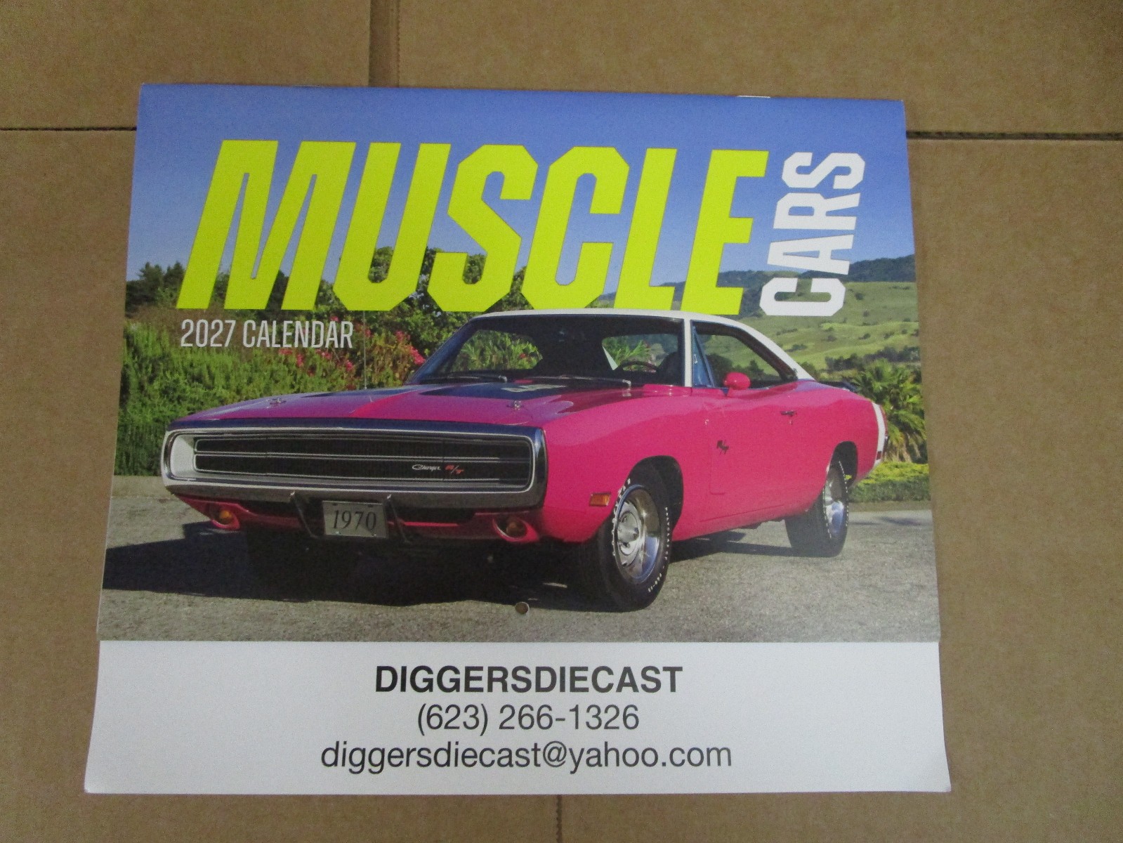 MUSCLE CAR CALENDAR 2027 