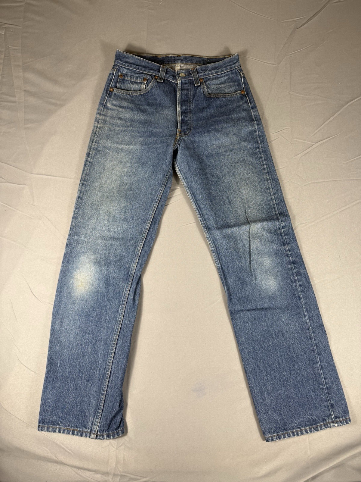 Vintage 80s 1986 Made in USA Levi’s 501 Faded Jeans Tag 30x32 Button Fly