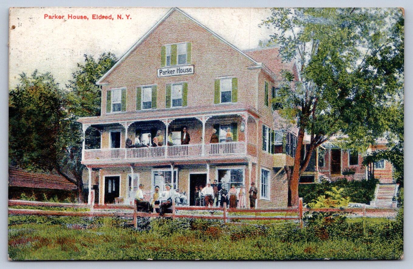 WA1/ Eldred New York Postcard c1910 Parker House Hotel 174