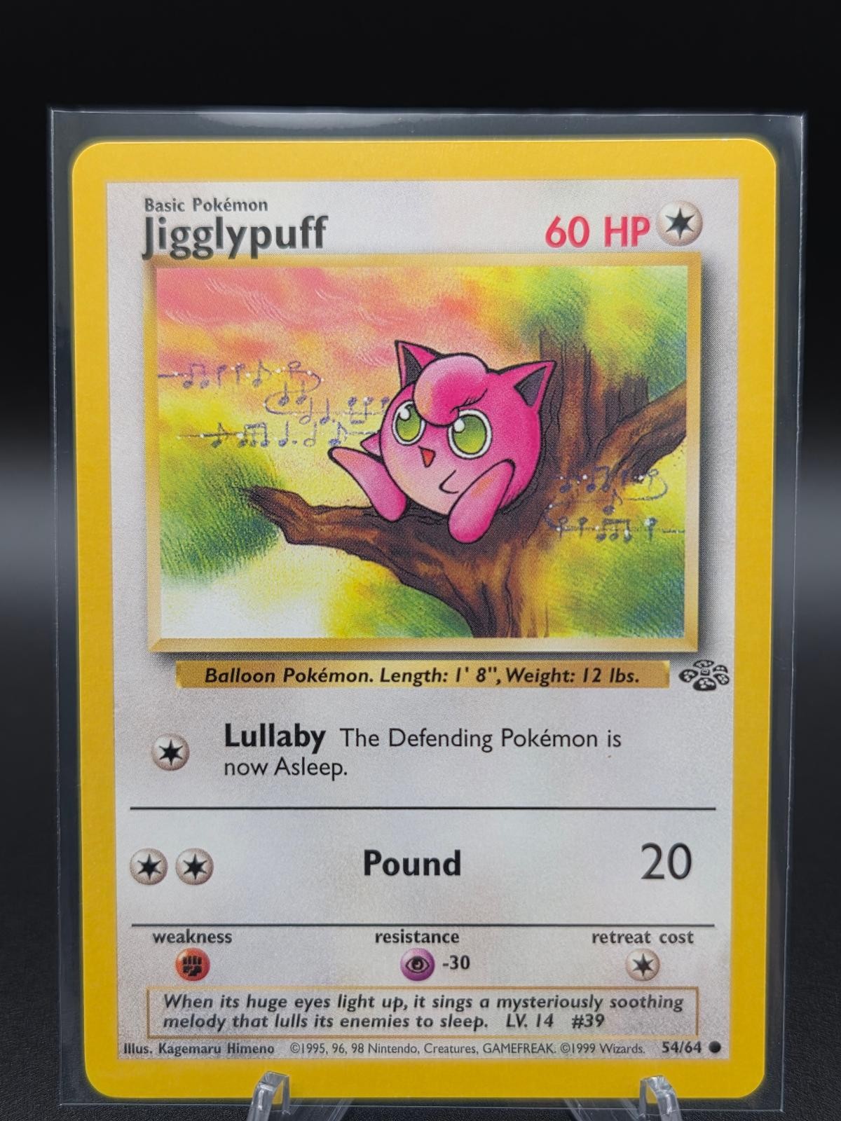 Jigglypuff - 54/64 - NM - Jungle - Unlimited Jigglypuff - 54/64 - NM - Jungle - Unlimited
