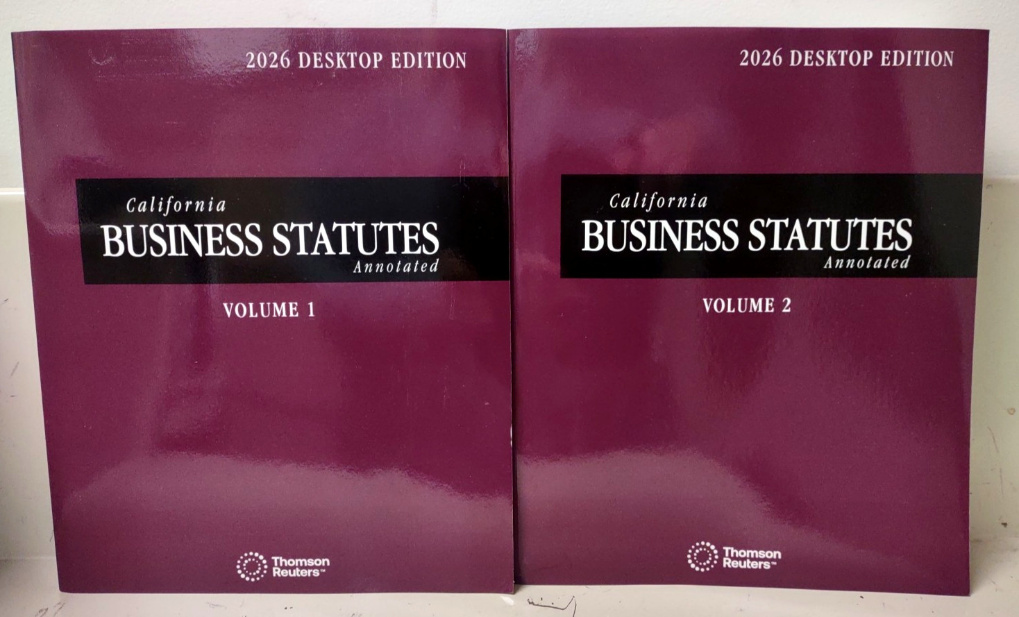 2026 California Business Statutes Annotated Thomson Reuters  Desktop NEW