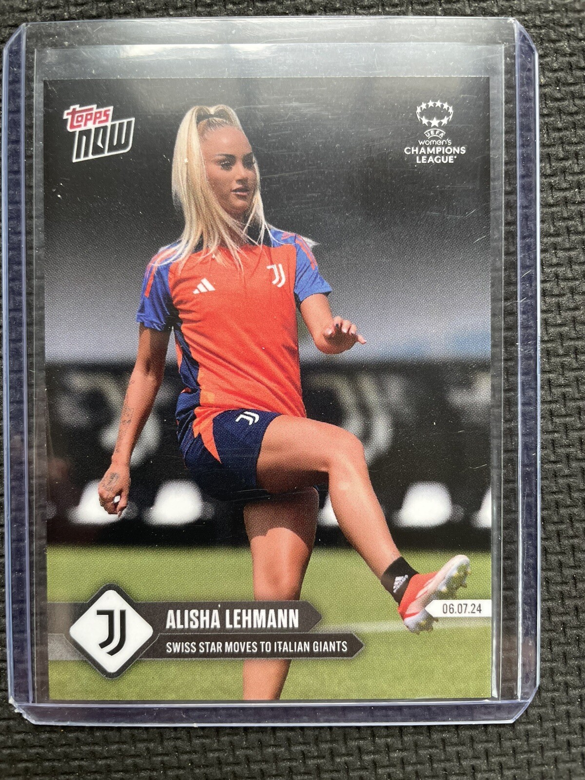 2024 Topps NOW Alisha Lehmann UWCL #023 Swiss Star Moves Italian Giants /1414 2024 Topps NOW Alisha Lehmann UWCL #023 Swiss Star Moves Italian Giants /1414