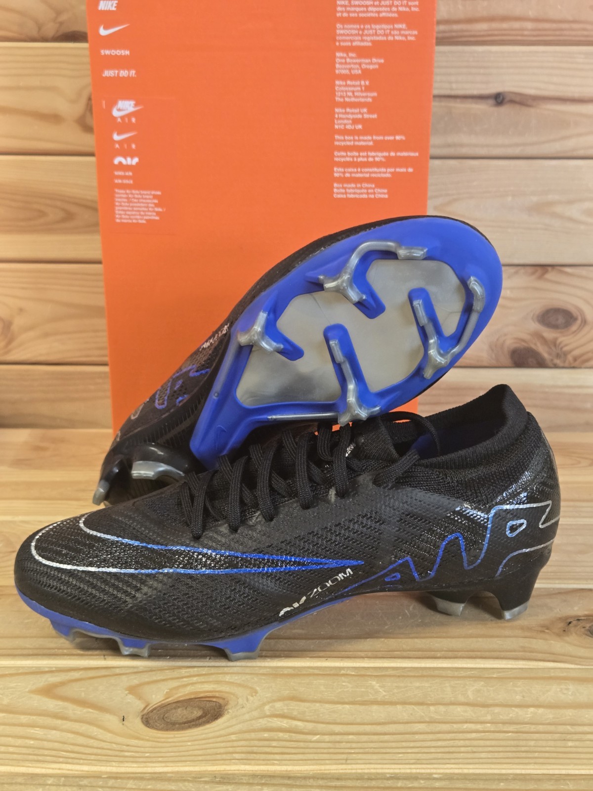 Size 7M / 8.5W - Nike Zoom Vapor 15 Pro FG Soccer Cleats DJ5603-040 Size 7M / 8.5W - Nike Zoom Vapor 15 Pro FG Soccer Cleats DJ5603-040