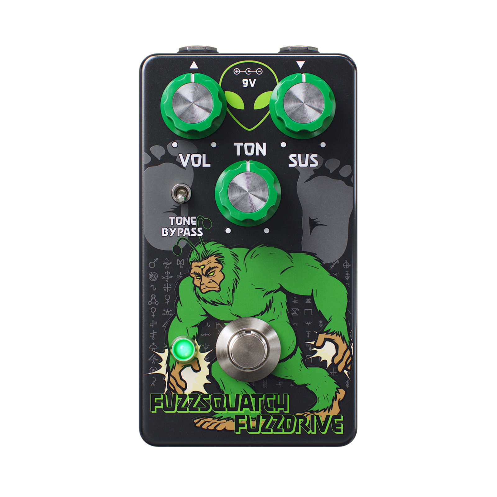 New Interstellar Audio Machines  FUZZSQUATCH FUZZDRIVE - OP-AMP FUZZ DRIVE Pedal
