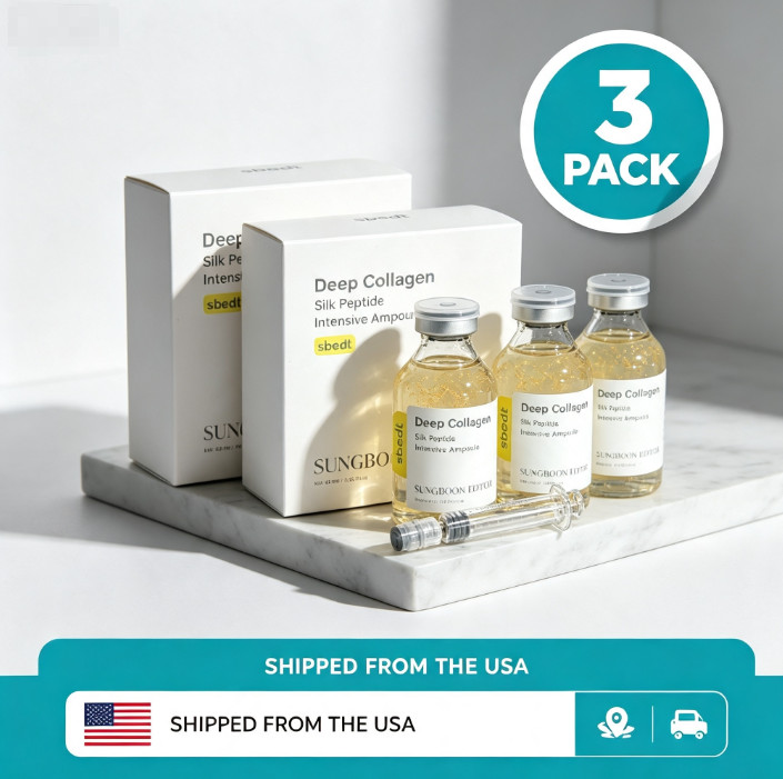 3pc SUNGBOON Ampoule Deep Collagen Silk Peptide Intensive EDITOR 40ml 3pc SUNGBOON Ampoule Deep Collagen Silk Peptide Intensive EDITOR 40ml