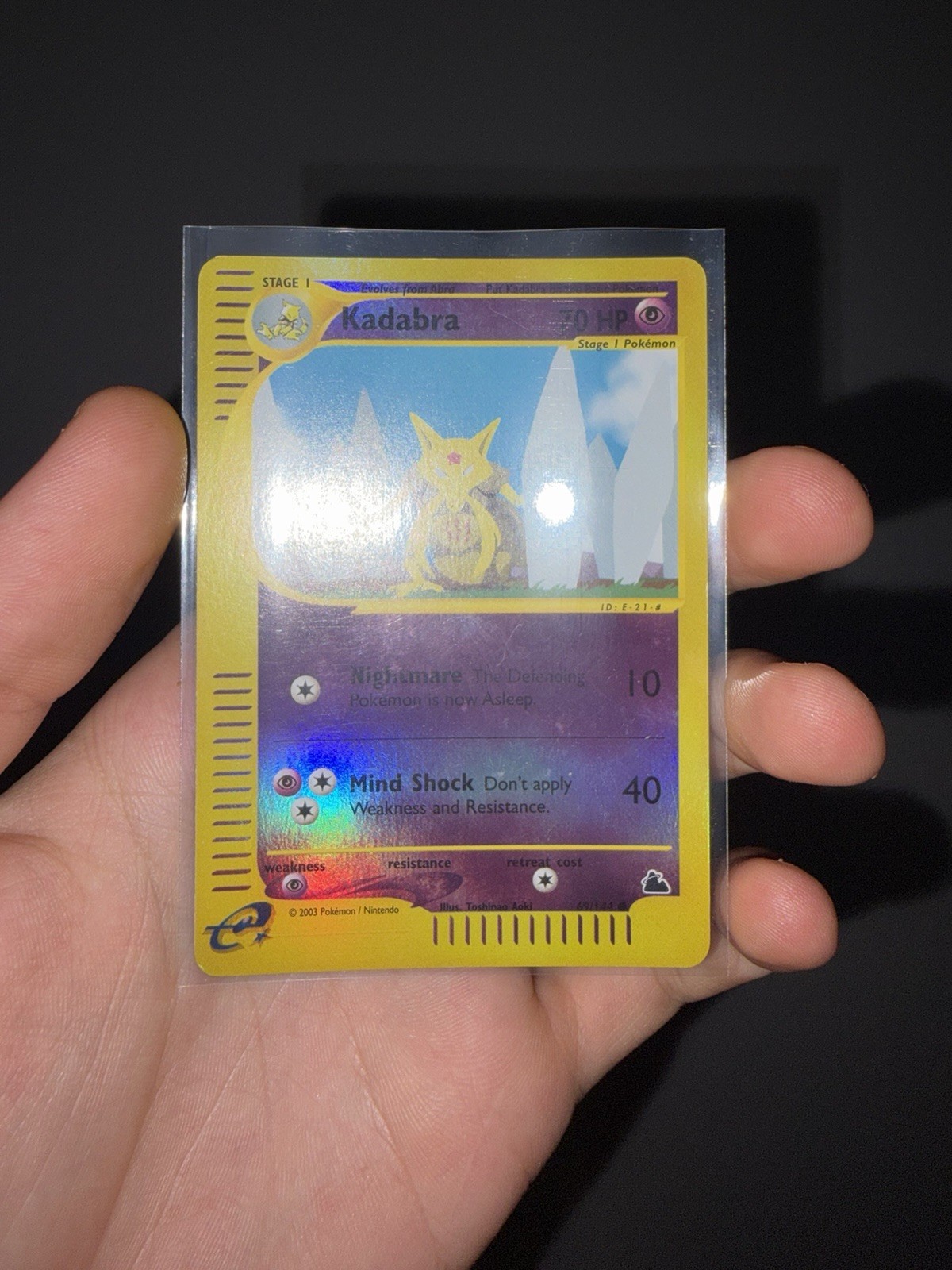 Nintendo Pokemon Kadabra 49/144 Reverse Holo 2003 English Reverse Holo Nintendo Pokemon Kadabra 49/144 Reverse Holo 2003 English Reverse Holo