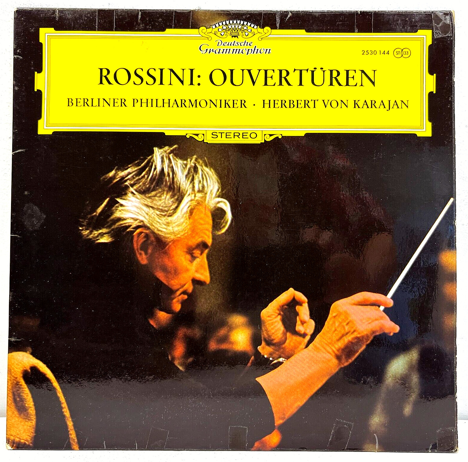 Herbert von Karajan Ouvertüren 1971 Vinyl Deutsche Grammophon Records Import
