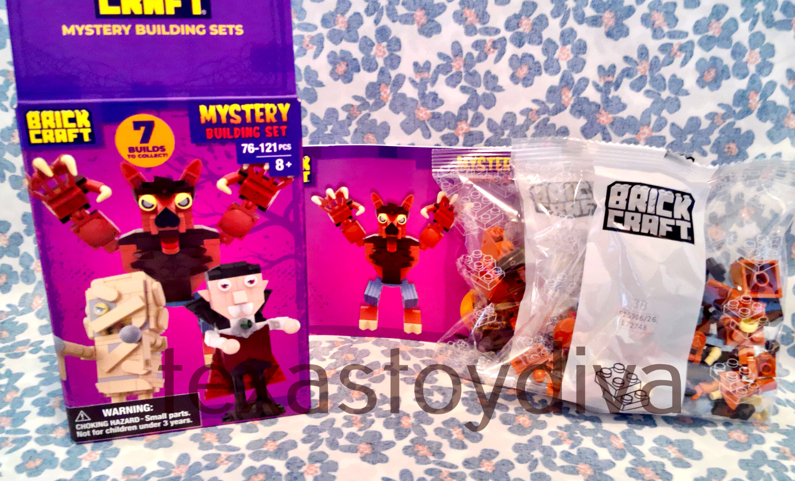 BrickCraft Building Monsters Set Halloween Werewolf 121 Piece Figure ---READ---
