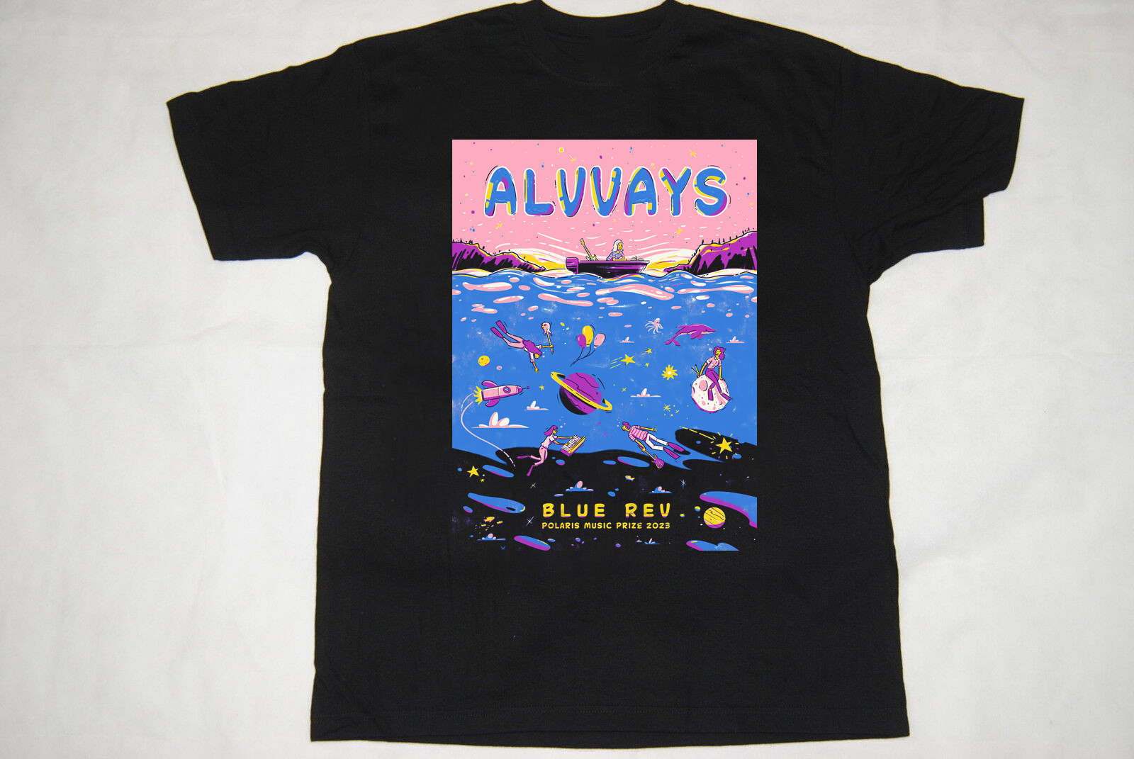 Alvvays Band Gift For Family Black T-Shirt Cotton All Size RD230