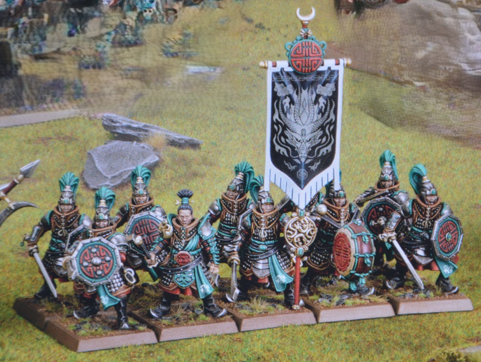 Warhammer TOW Grand Cathay Jade Warriors (10) NEW NO BOX Warhammer TOW Grand Cathay Jade Warriors (10) NEW NO BOX