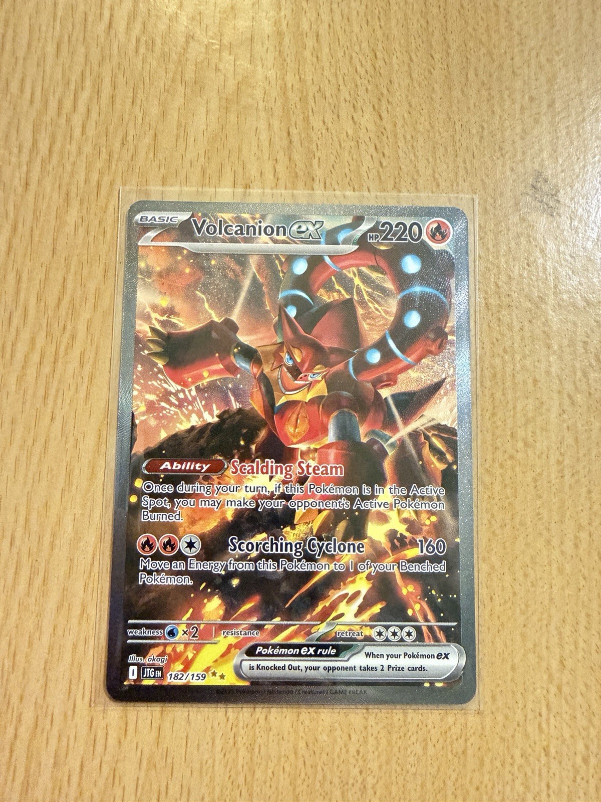 Volcanion ex 182/159 Sv09: Journey Together Holo *NM*