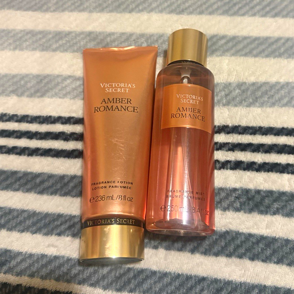 Victoria's Secret Amber Romance Body Mist for Women, 8.4 fl oz Regular Size Victoria's Secret Amber Romance Body Mist for Women, 8.4 fl oz Regular Size