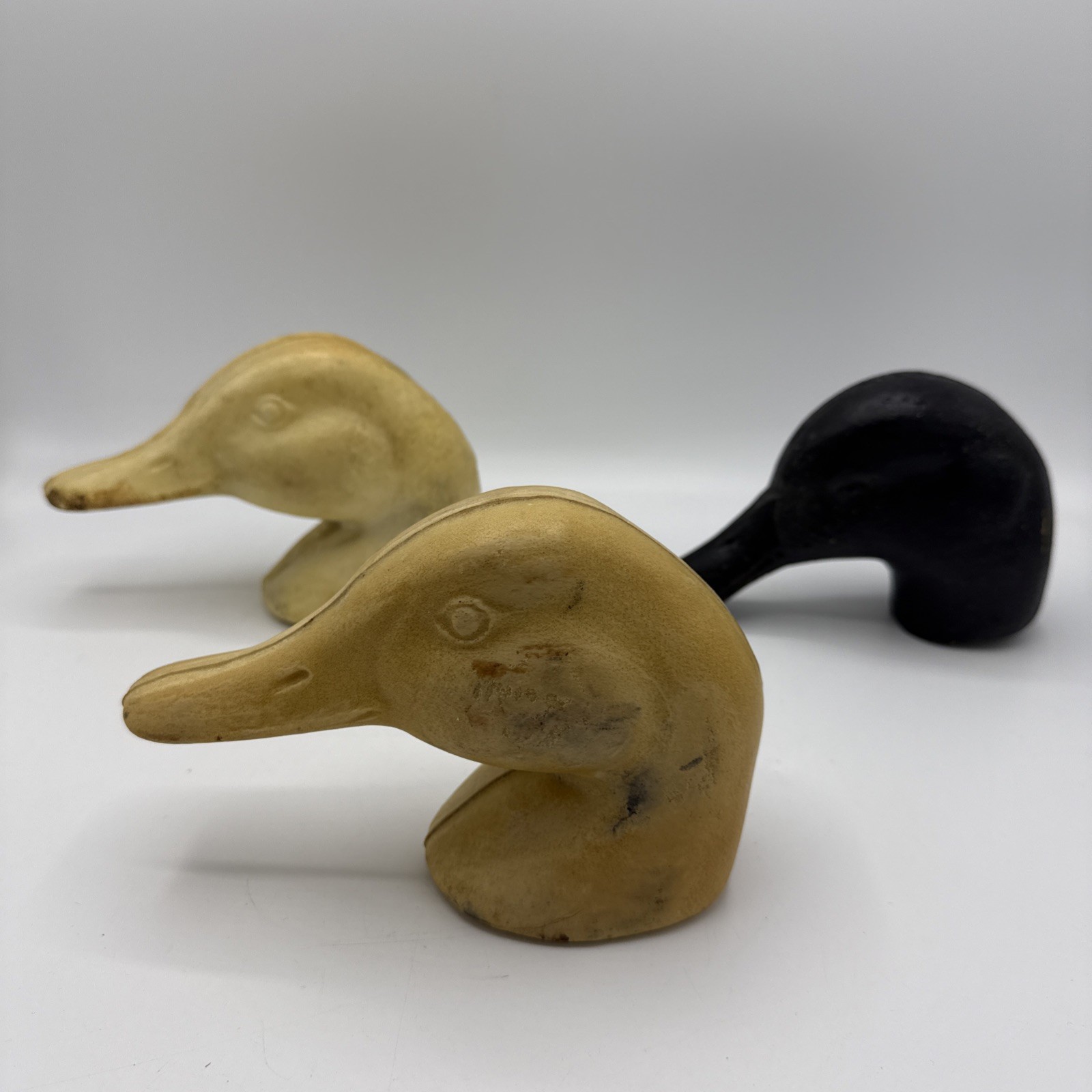 Vintage Duck Decoy Heads Lot Of 3 Vintage Duck Decoy Heads Lot Of 3