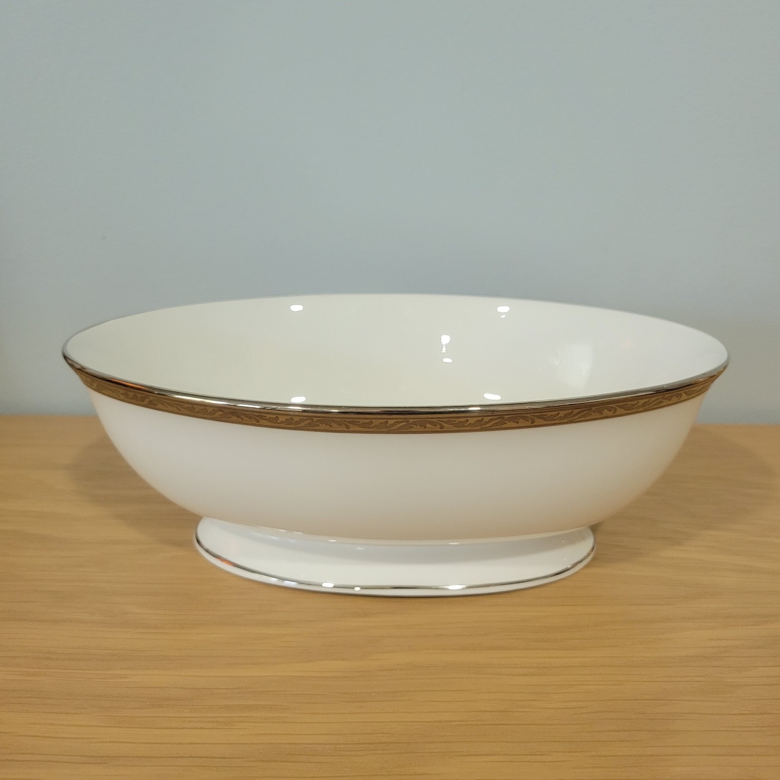 Lenox Landmark Platinum Oval Open Vegetable Bowl 9.5\