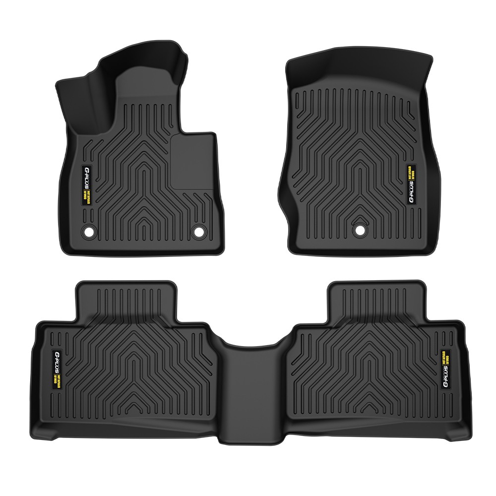 3D Molded Floor Mats Fit For 2020-2024 Ford Explorer All Weather TPE Car Liners