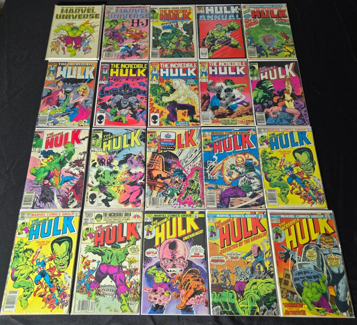 AnotherTime Lot of 20 Incredible Hulk Comic Books Vintage 1968 Series Marvel TPB