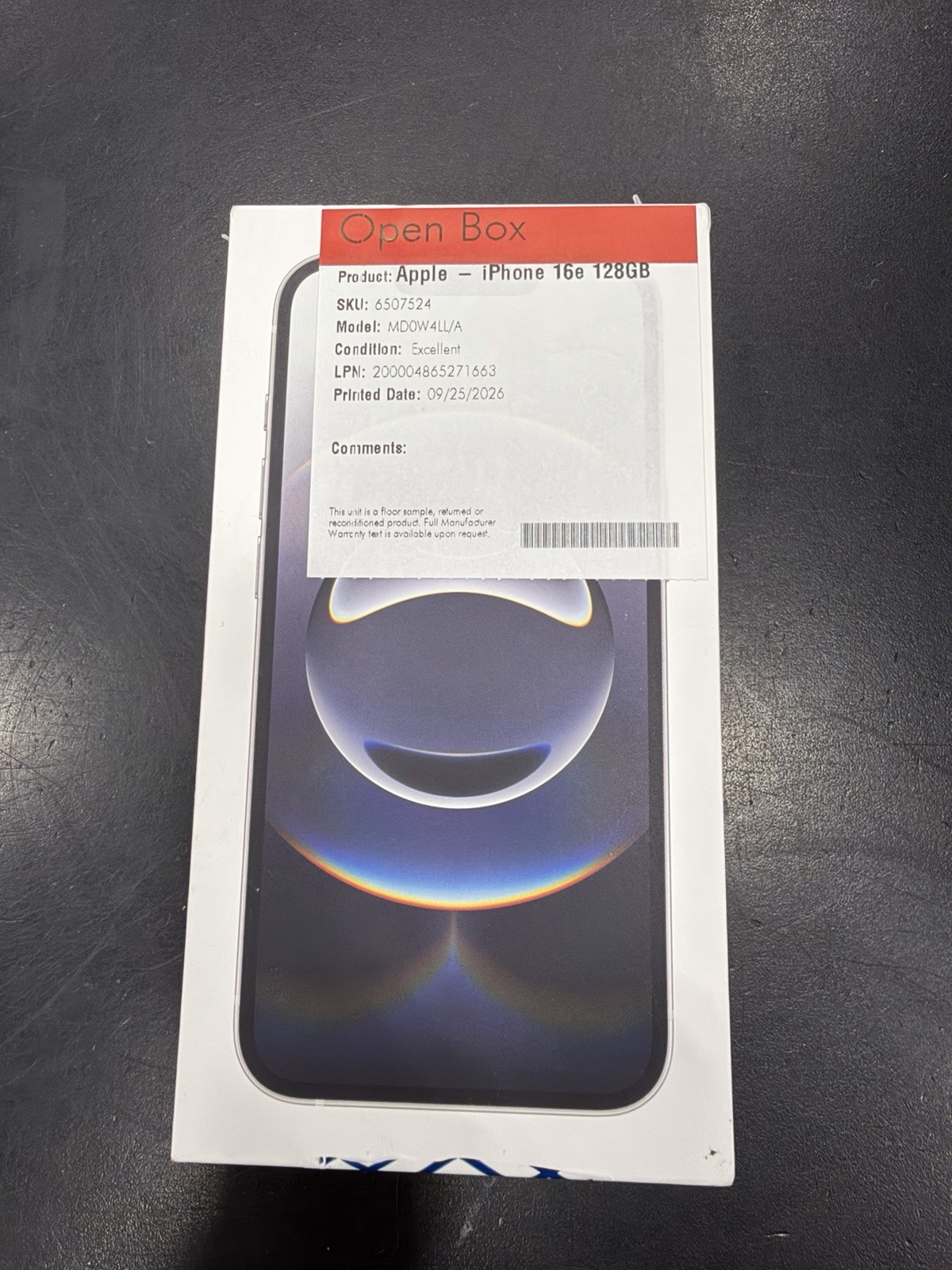 Apple iPhone 16e 128GB Unlocked Very Good Condition