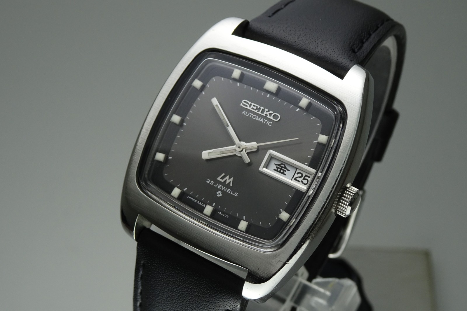 Vintage 1972 JAPAN SEIKO LORD MATIC WEEKDATER 5606-5040 23Jewels Automatic.