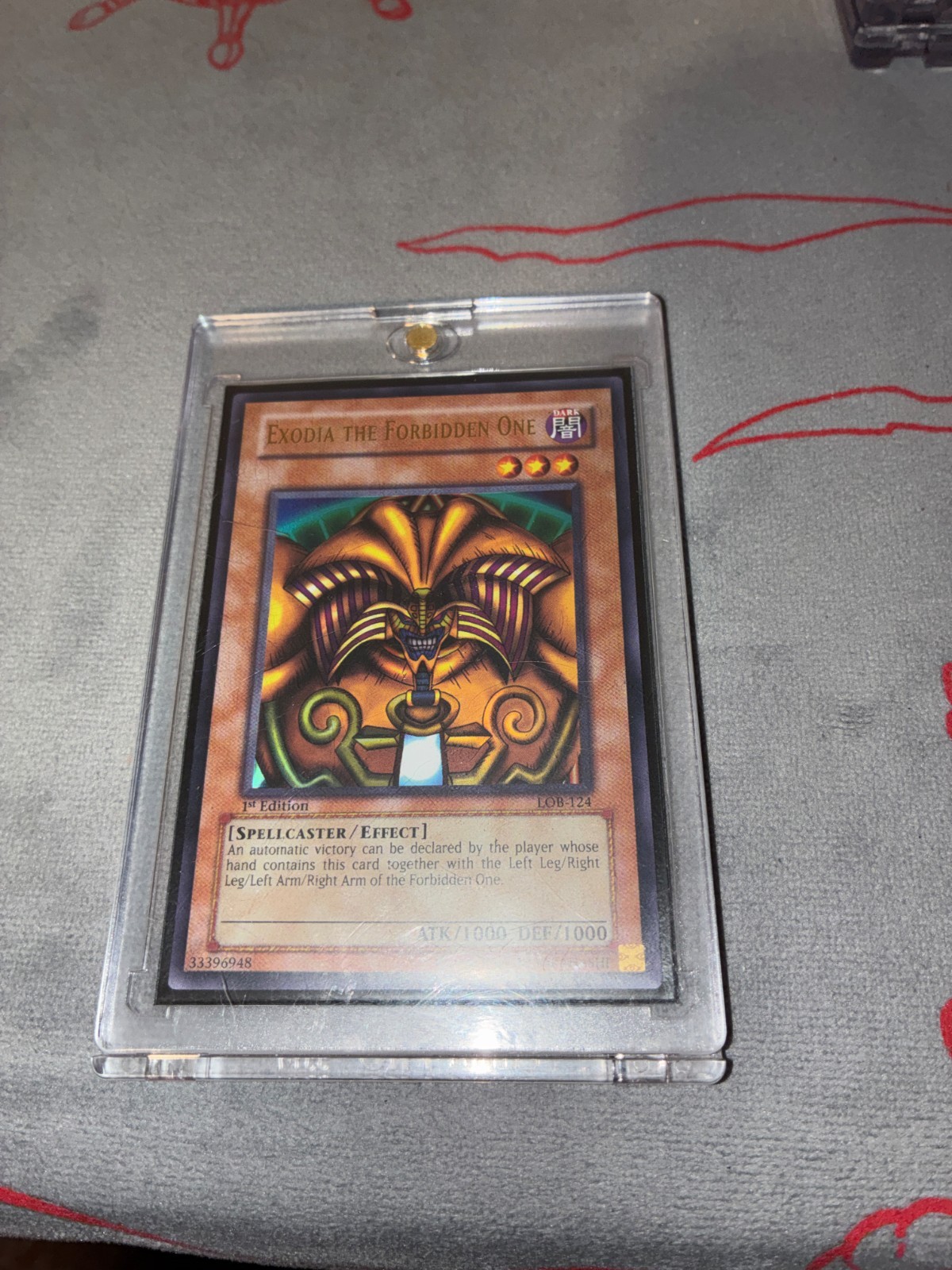 Konami Yu-Gi-Oh Exodia the Forbidden One LOB-124 Ultra Rare 1st Edition Konami Yu-Gi-Oh Exodia the Forbidden One LOB-124 Ultra Rare 1st Edition