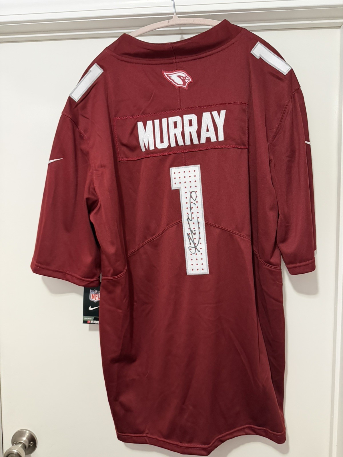 Nike Kyler Murray Arizona Cardinals Autographed Red Nike Game Jersey 2025 Nike Kyler Murray Arizona Cardinals Autographed Red Nike Game Jersey 2025