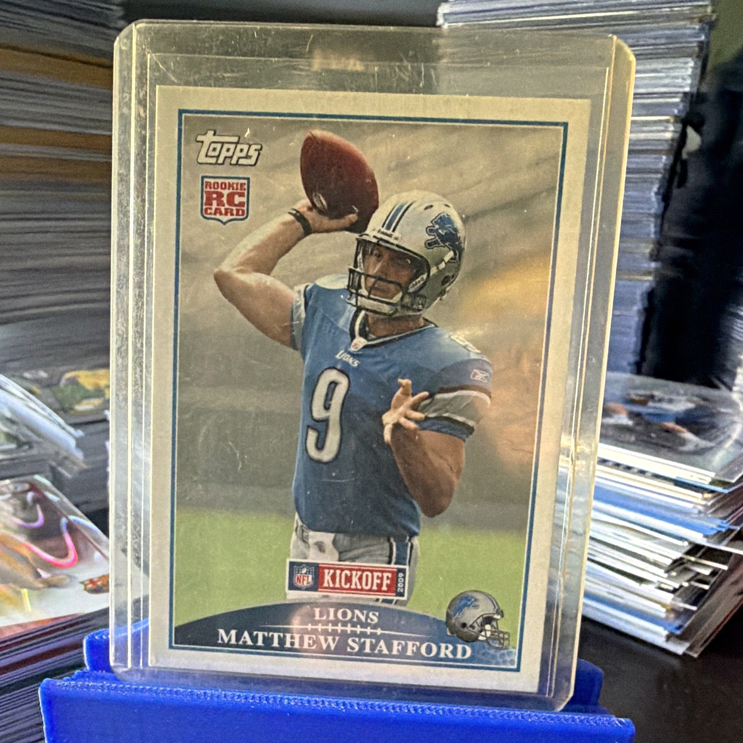 Topps 2009 Kickoff Matthew Stafford Detroit Lions #116 Rookie Base Set Card Topps 2009 Kickoff Matthew Stafford Detroit Lions #116 Rookie Base Set Card