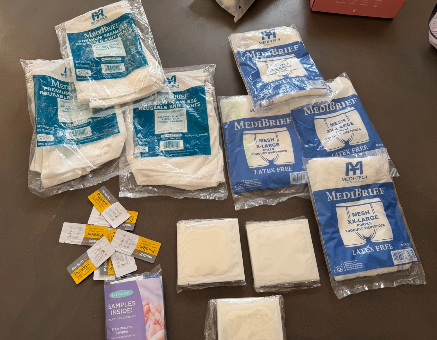 Postpartum bundle after delivery postnatal essentials for women 40pcs mixed