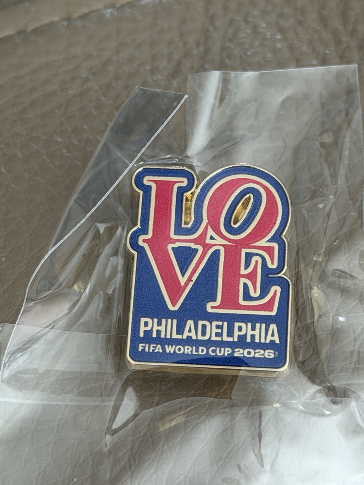 FIFA World Cup Philadelphia Exclusive LOVE Pin