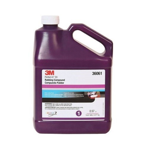 3M Perfect-It EX Rubbing Compound, Gallon, 36061 3M Perfect-It EX Rubbing Compound, Gallon, 36061