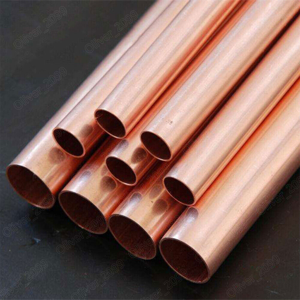 99.9% Pure Copper Tube Copper Pipe Length 250mm Select Size OD x ID x Length 99.9% Pure Copper Tube Copper Pipe Length 250mm Select Size OD x ID x Length