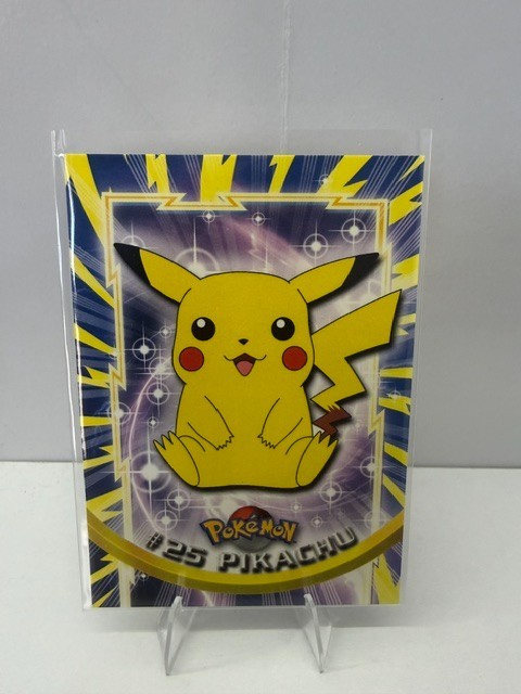 PIKACHU 1998 TOPPS POKEMON #25 TCG RARE FIND PIKACHU 1998 TOPPS POKEMON #25 TCG RARE FIND