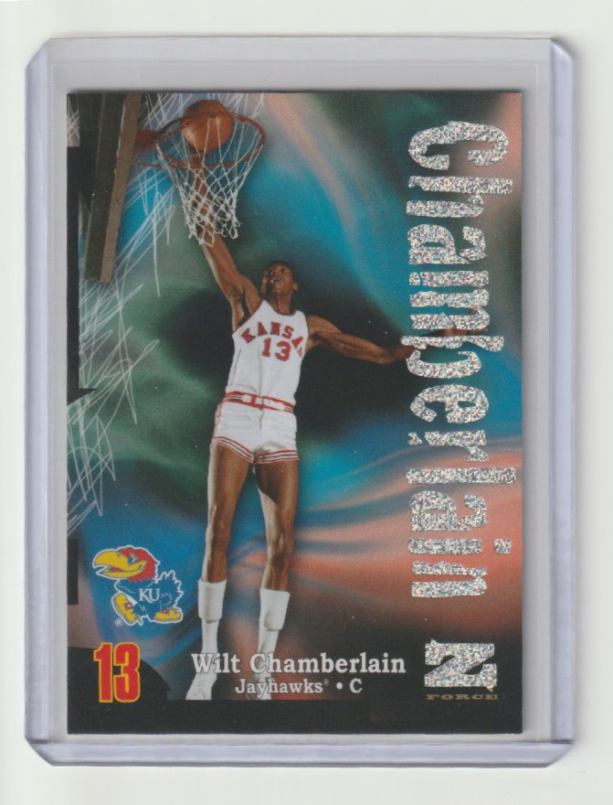 Wilt Chamberlain 2012-13 Fleer Retro Z-28 Skybox Z Force Rave /399 Kansas JHawks