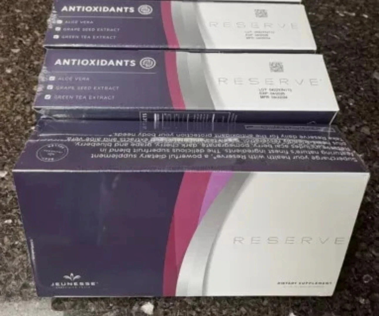 Jeunesse Reserve Resveratrol Antioxidants Supplement Gel Packs 3 Boxes - 2027 Jeunesse Reserve Resveratrol Antioxidants Supplement Gel Packs 3 Boxes - 2027