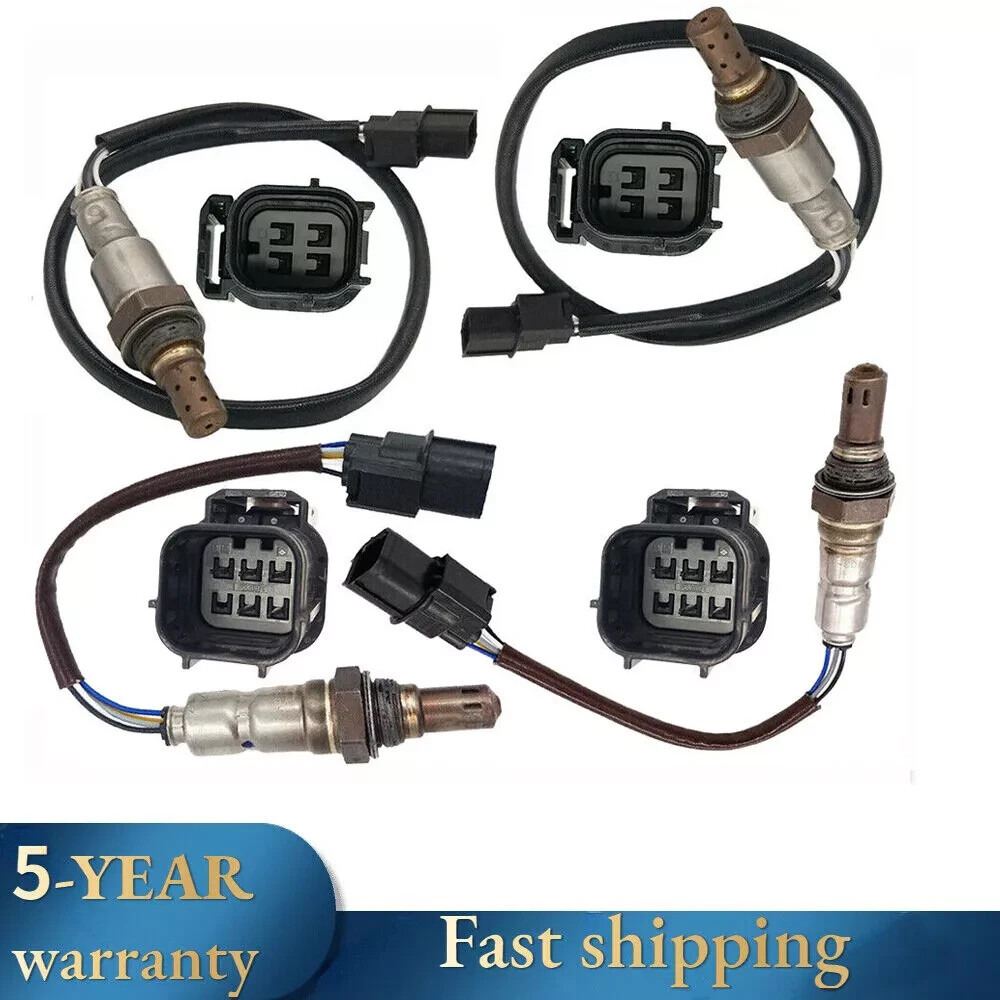 4pcs Oxygen Sensor For 2009-2011 Honda Pilot Ridgeline 3.5L Upstream+Downstream