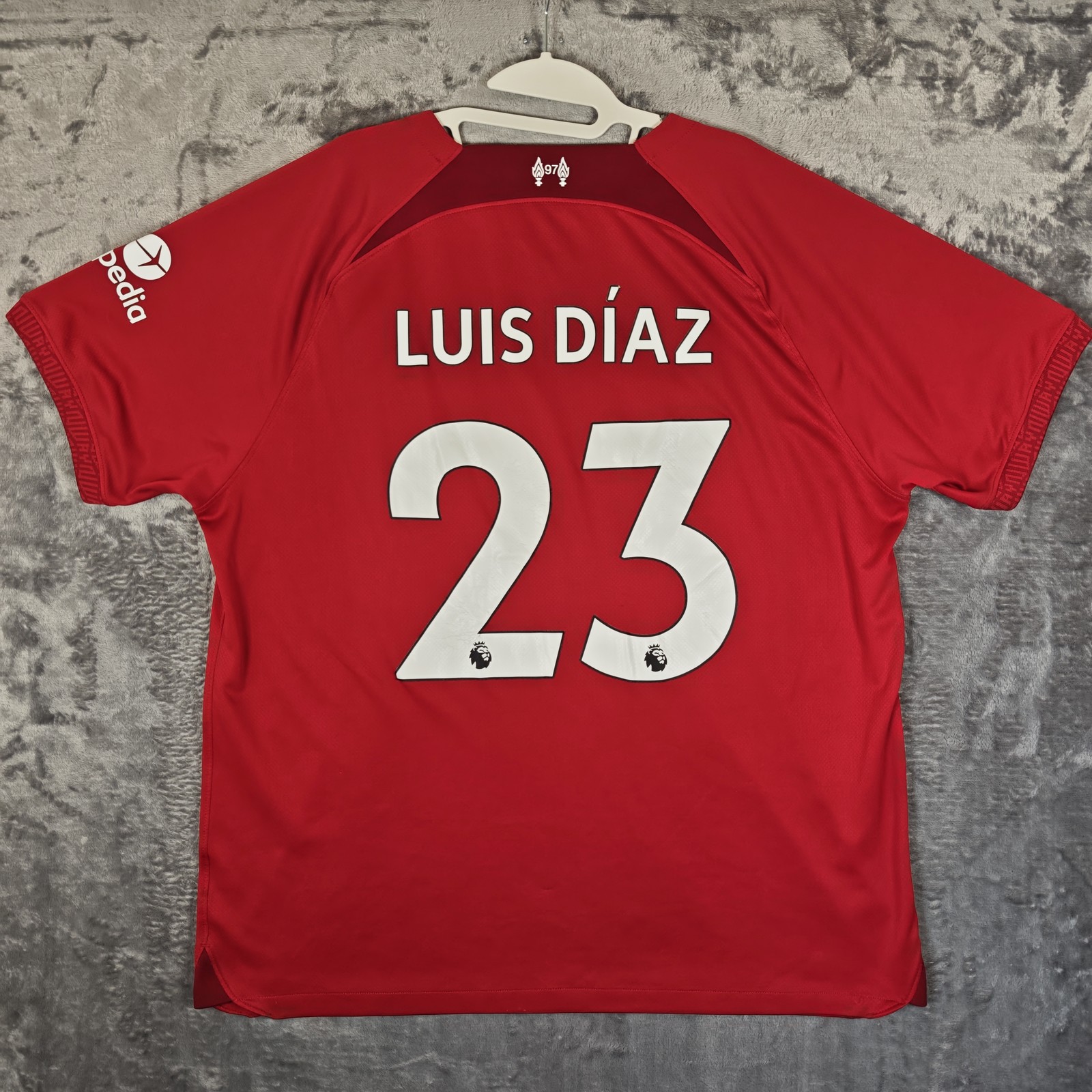Liverpool 2022/2023 Home Football Shirt #23 LUIS DÍAZ Nike XL Extra Large