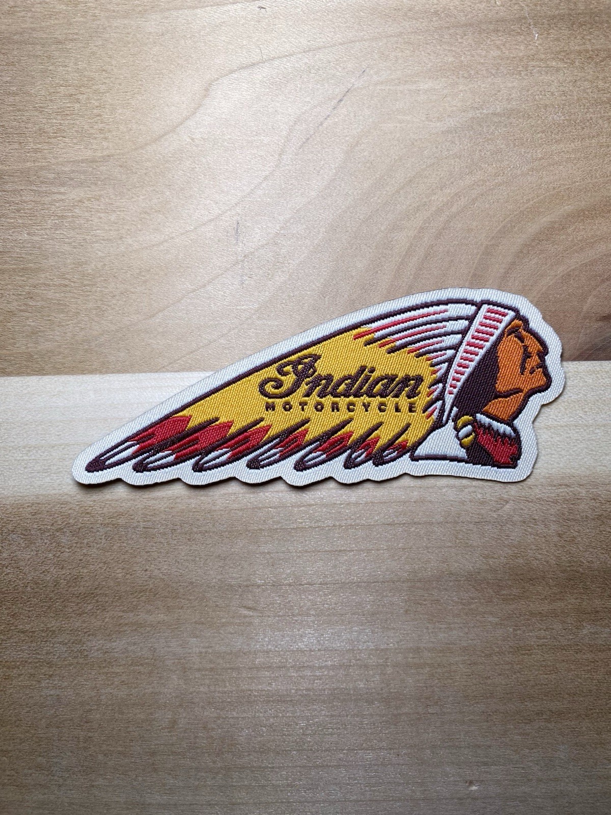 4” Indian Motorcycle Iron On Patch 4” Indian Motorcycle Iron On Patch