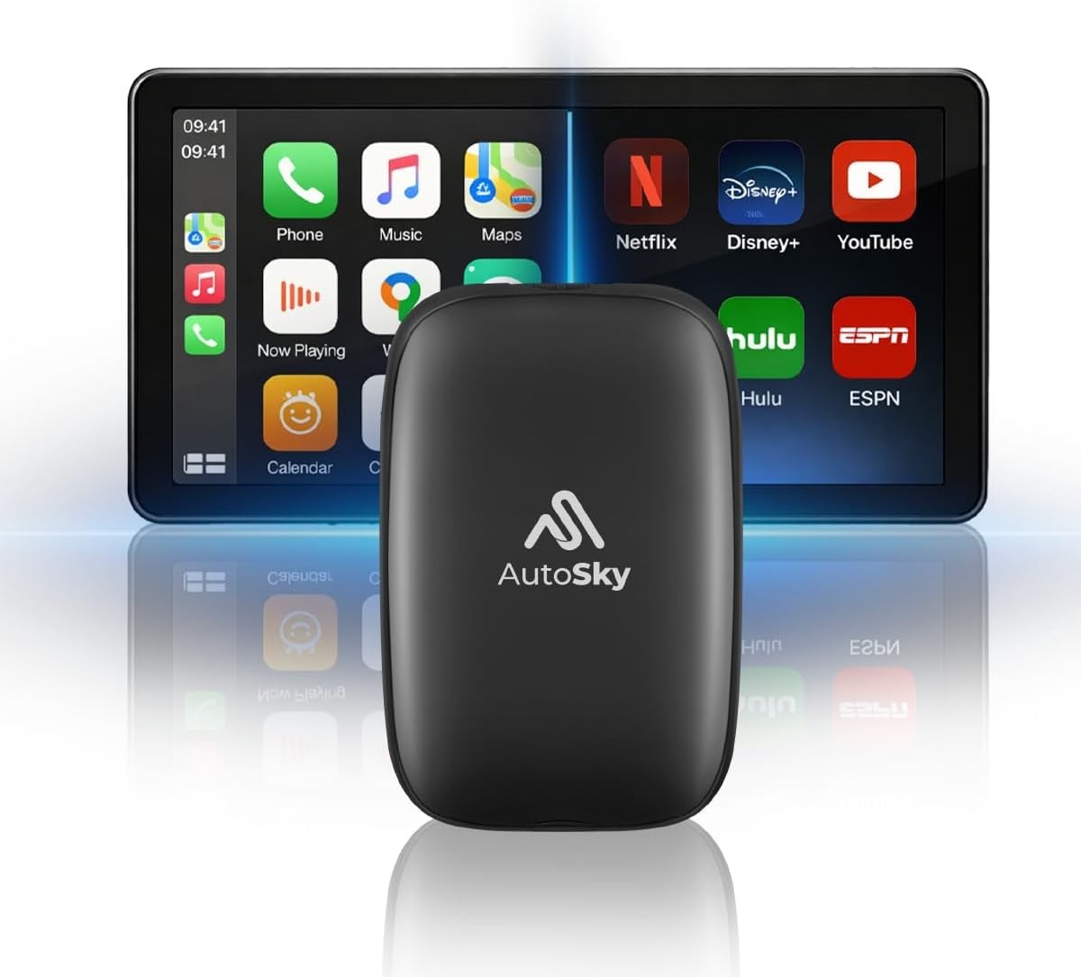 Autosky AI Box Lite Air – Wireless Adapter for Factory Carplay – Stream Personal Autosky AI Box Lite Air – Wireless Adapter for Factory Carplay – Stream Personal