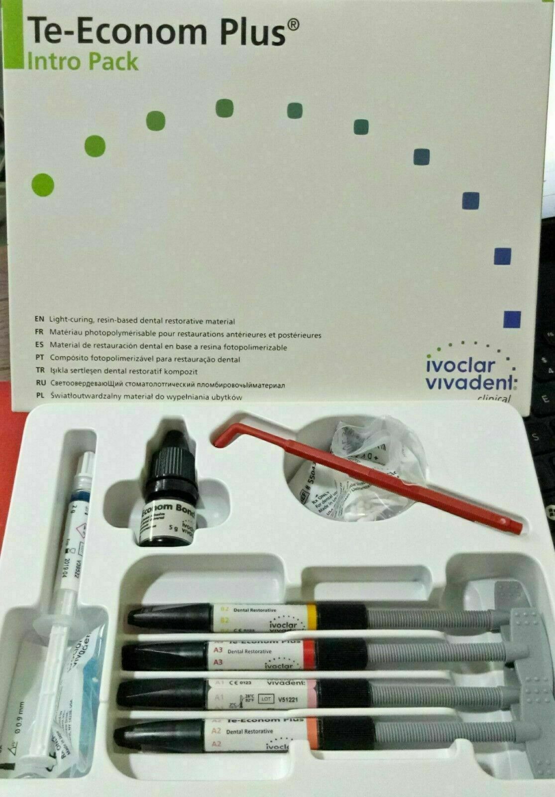 Ivoclar Vivadent Te Econom Plus Dental Resin Composite Kit Without Main Box