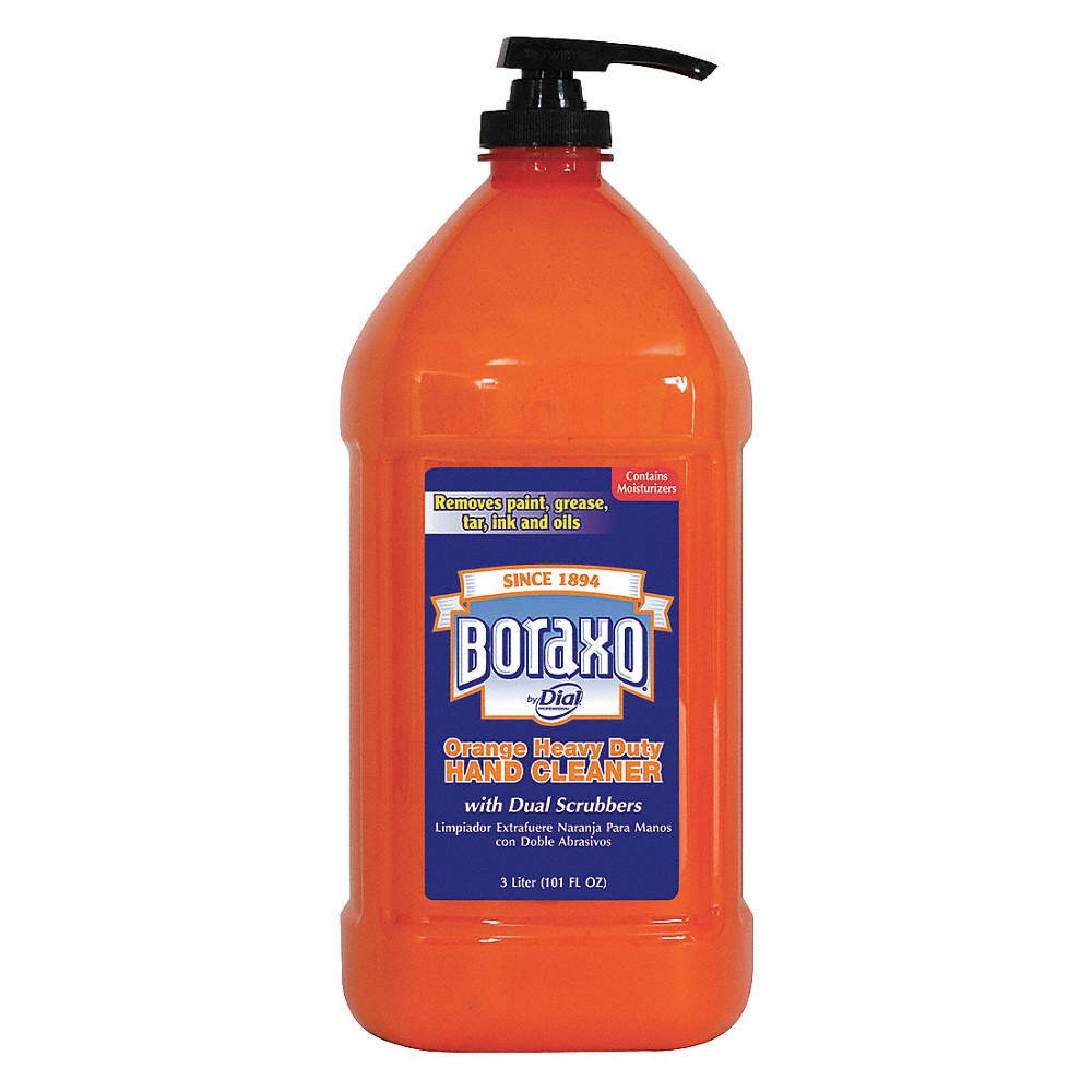 BORAXO 06058 Hand Cleaner,ORG,3 L,Citrus,PK4 30FX96