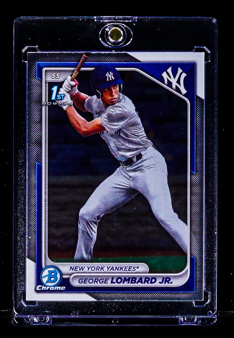 George Lombard Jr. CHROME 1ST ROOKIE CARD New York Yankees RC