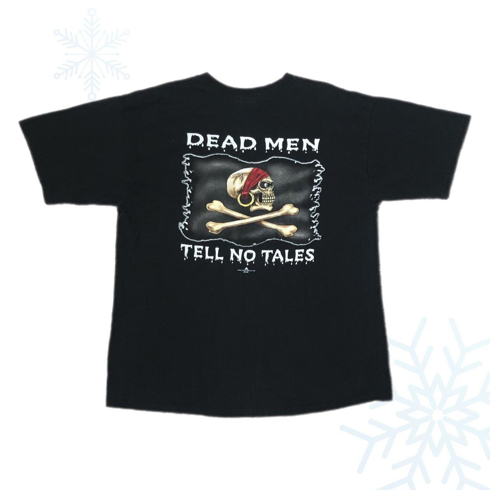 Vintage 2002 Savannah Georgia Dead Men Tell No Tales Pirates Skull T-Shirt XL Vintage 2002 Savannah Georgia Dead Men Tell No Tales Pirates Skull T-Shirt XL