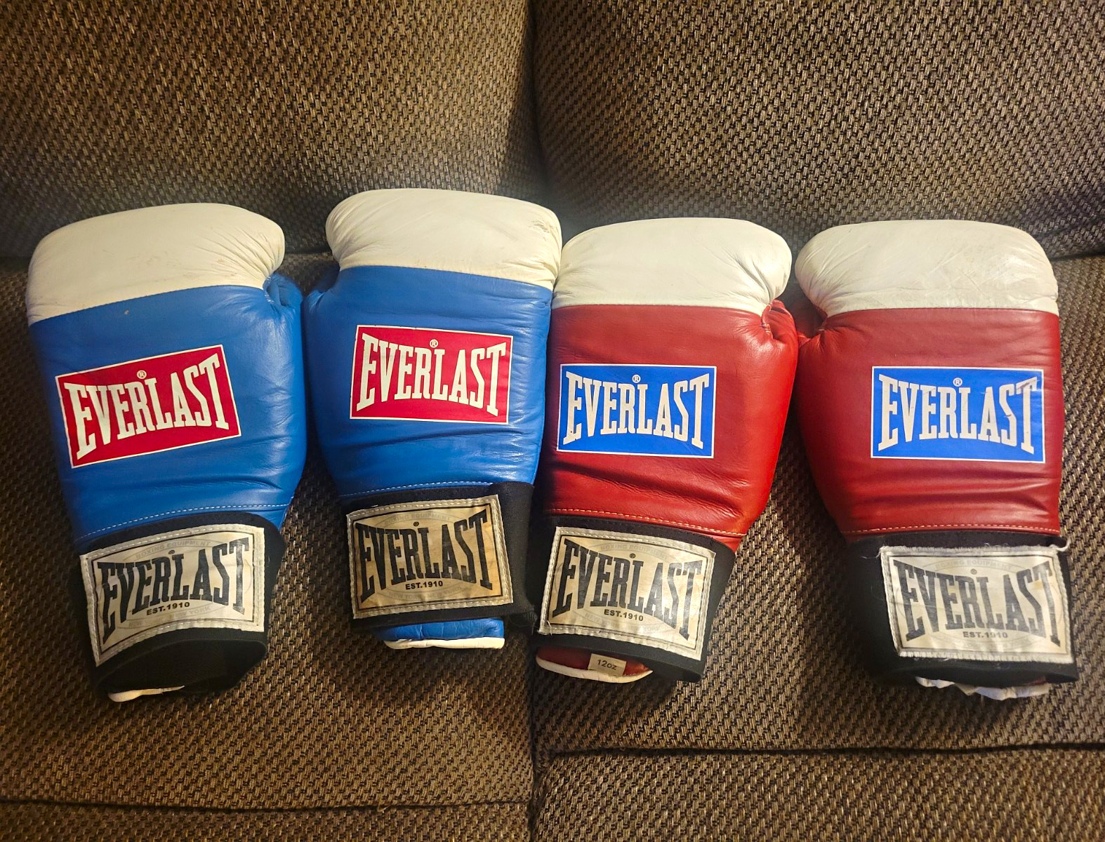 Everlast 6412 Sparring Boxing Gloves 12 oz Blue/White Size S Adult Unisex Everlast 6412 Sparring Boxing Gloves 12 oz Blue/White Size S Adult Unisex
