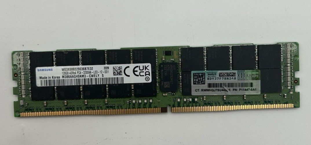 Samsung 128GB DDR4-3200 ECC RDIMM M393AAG40M32-CWE Server RAM Untested For Parts