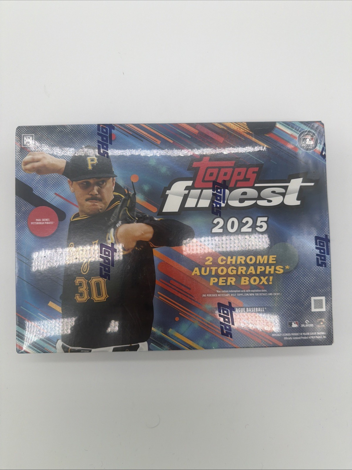 2025 Topps Finest Baseball Sealed Hobby Box (2 Chrome Autographs)