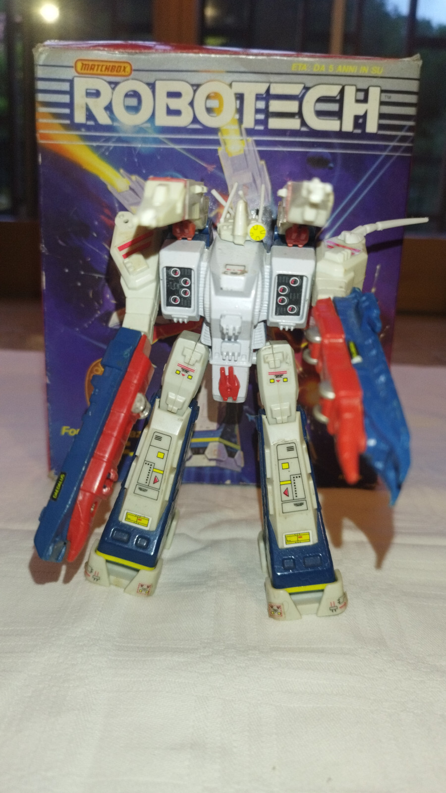 MATCHBOX ROBOTECH SDF-1 MACROSS WITH BOX GOOD CONDITION VERY RARE