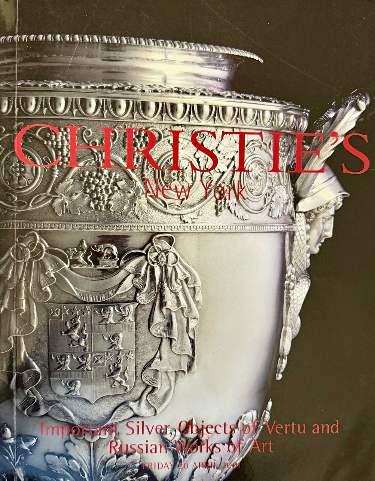 Christies Important Silver Objects Vertu Russian Works of Art NY April 20 2001