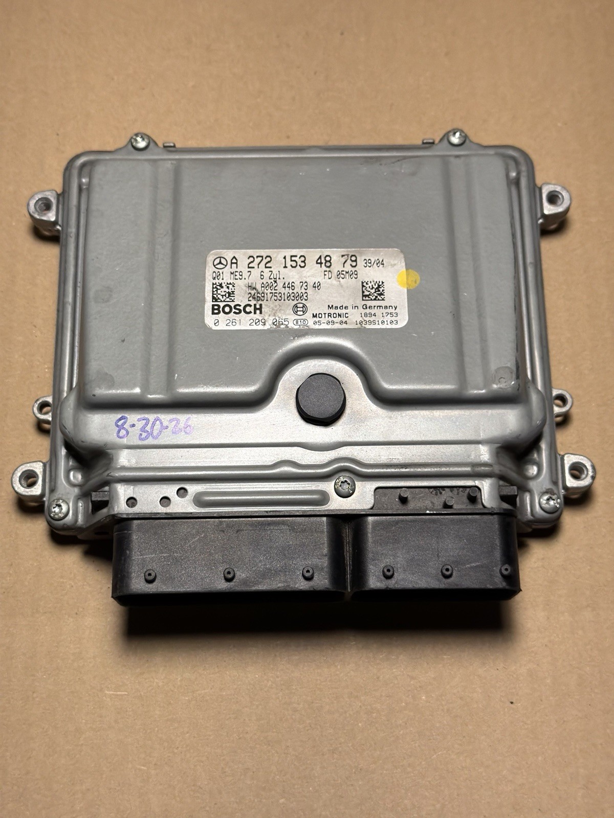 2006-2009 MERCEDES-BENZ E350 ECU ECM ENGINE COMPUTER A 2721534879 2006-2009 MERCEDES-BENZ E350 ECU ECM ENGINE COMPUTER A 2721534879