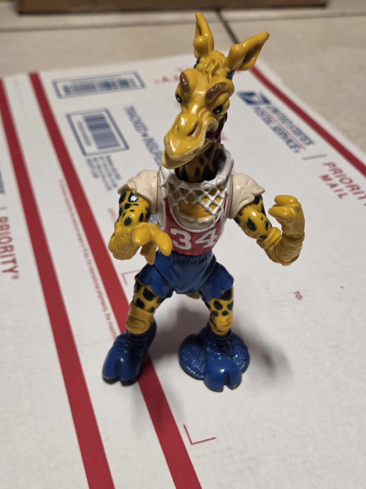 1993 TMNT Half Court VINTAGE Playmates NINJA TURTLES Basketball Giraffe FIGURE 1993 TMNT Half Court VINTAGE Playmates NINJA TURTLES Basketball Giraffe FIGURE