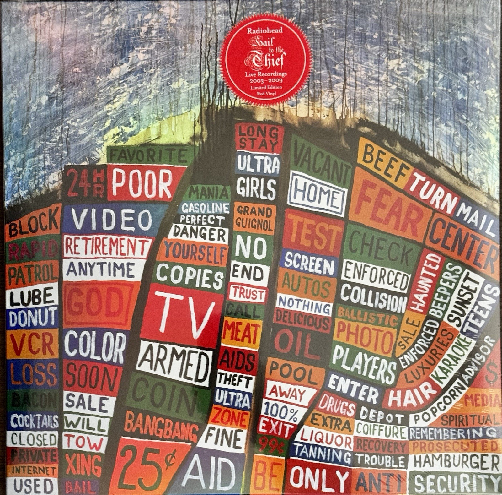 Radiohead - Hail to the Thief (Live Recordings 2003-2009) Red Vinyl - Brand New